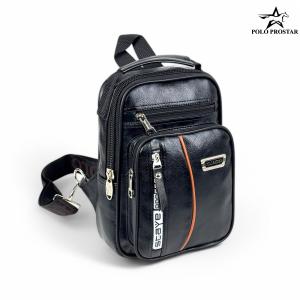 Tas Pundak Slingbag Kulit PU Leather Polo Amstar Tas Selempang Pria Tas Selempang Kulit Tas Shoulder Bag