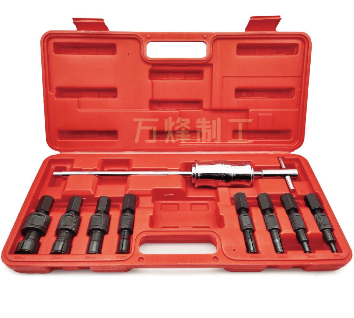 9PC internal bearing puller,slide hammer group puller,disassembly of