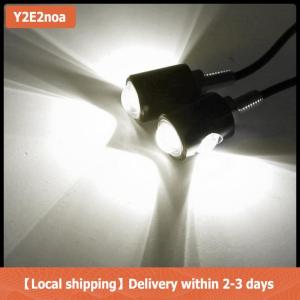 【Local shipping】 Creative Motorcycle Signal Lamp License Plate Light LED Bulb Eye Shape Turn Indicator Super Bright Easy Installation