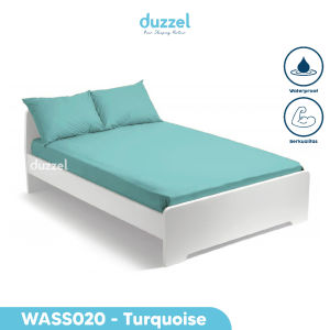 Duzzel Waterproof Sprei 180x200 160x200 King Queen Size Tinggi 30 Polos
