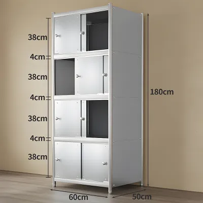 Kaman Lemari Dapur Stainless Steel 304 Anti Karat Kabinet Penyimpanan Serbaguna