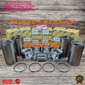 LINER FURING BURING + PISTON SET + RING PISTON SET STANDAR TOYOTA INNOVA DIESEL LAMA
