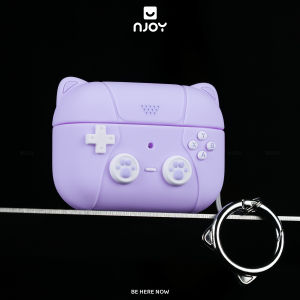 Ốp In Hình Tay Cầm Chơi Game Tai Mèo Dễ Thương Chống Bẩn Cho Airpods Pro 3 2 Njoyshop
