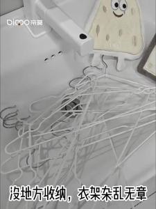 [SG Seller]Tissue Roll Storage Paper Towel Storage Rack Suction Retractable Hanger Storage Household Balcony Multifunctional Perforation-Free Non-Marking Hanger