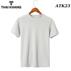 Áo thun nam cổ tròn THÁI KHANG vải thun lạnh co dãn 4 chiều siêu mát ATK2