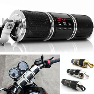 ลําโพงสเตอริโอบลูทูธ กันน้ํา แบบพกพา สําหรับรถจักรยานยนต์ Moto FM Radio