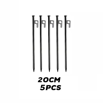【จัดส่งจากกรุงเทพ】(1แพ็ค10ชิ้น) สมอบกเหล็กหล่อ สมอบกเต็นท์ tent pegs แค้มป์ปิ้ง รุ่นใหม่ หัวแข็งแรงกว่าเดิม เหล็ก สมอบกเต็นท์ การตั้งแคมป์ สมอบก 20cm 30cm