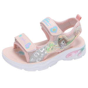 Dép Sandal Bé Gái Nàng Tiên Cá Lấp Lánh Nhập Quảng Châu 708 Size 26-37 (Phom nhỏ 2 Size)