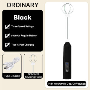 Multifunctional Electric Hand Mixer 4-in-1 Portable Cream Whipper Dough Blender for Home