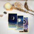 Mystic Moon Oracle Card | Portable Size 10.3x6cm | 40-Cards | Fortune Telling Game | Divination Cards. 