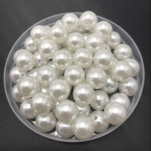4mm-20mm White Ivory Imitation Pearls Round Pearl Spacer Loose Beads DIY Jewelry Making Necklace Bracelet Earrings Accessories