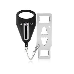 【SG Stock】Portable Door Lock Safety Latch Stopper Door Stop For Travel Accommodation Hotel Anti-theft Security Lock