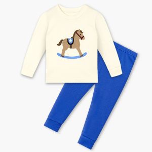 ชุดนอนเด็กแขนยาวขายาว 24fw Cotton 100%
