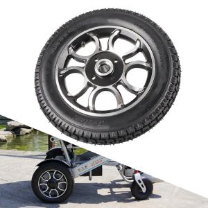 dncnf 12 Inch Electric Wheeair Tire Kit with Inner Tube And Outer Tyre Rim Set Equipment Replacement Pushcart Wheel 62-203 4P6B8