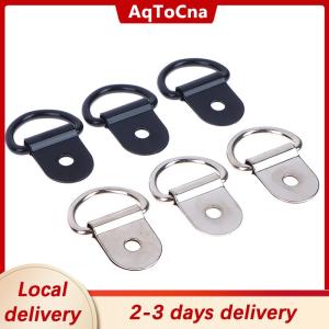 [COD] AqToCna Ship within 24 hours 10pcs Stainless Steel D Shape Pull Hook Tie Down Anchors Ring Iron Cargo Tie Down Ring For Trailers RV Boats Accessories