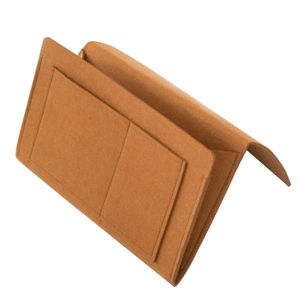 Bedside Storage Bag Hanging Sofa Bed Side Organizer Bag Space-Saving Remote Control Book Storage Bedside Storage Bag