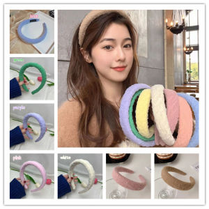 2022 Korean Lace Style Mesh Padded Headband Sponge Non Slip Hair Band Hair Band Hair Access