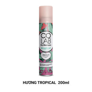 [Quà tặng không bán] Dầu gội khô Colab Tropical (Hương Nhiệt Đới) - Tóc sạch bồng bềnh vào nếp sau 5s 200ml