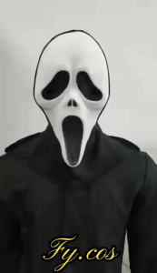 Ghostface Scream Mặt Nạ Đáng Sợ Phim Ma Mặt Chàng Trai Tuổi Teen EVA Mũ Kinh Dị Masquerade Halloween Cosplay Zombie Trang Phục Cho Nam Giới