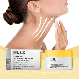 EELHOE Natural Organic Anti Wrinkle Anti Aging Whitening Moisturizing Neck Firming Cream Private Label Lift Firm Neck Cream Neck Revitalizing Cream Eliminate Neck Fine Lines Deeply Hydrate Firming Tightening Rejuvenation Nourishing Care Cream