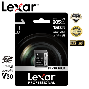 Lexar 1TB SDXC Professional Silver Plus (205MB/s)