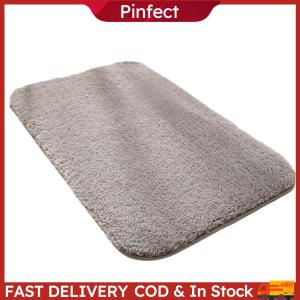 50x80cm Fluffy Home Carpets Long Hair Bathroom Rug Plush Thickened Floor Mat Anti-slip Bathroom Mat for Bedroom Entryway Machine