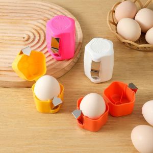 LLCY Stainless Steel Egg Shell Opener Cute Household Egg Opener Tool Portable Upgraded Egg Opening Machine For Raw Eggs