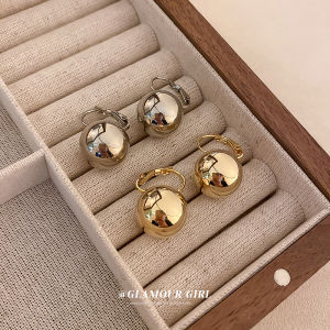 ฝอยเสริมหน้าสวย Scati ต่างหูห่วงโลหะ สำหรับผู้หญิงเครื่องประดับแฟชั่น เกาหลีนักเรียน สวมใส่อุปกรณ์ประจำวัน