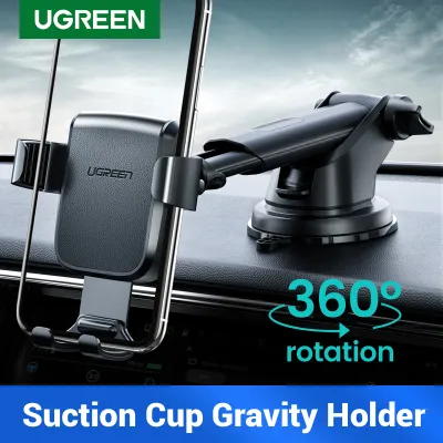 UGREEN Car Phone Holder Windscreen phone holder for iPhone 15 pro max iphoneX XS XR Samsung S24 Ultra Huawei Nova P Mate Series Xiaomi Mount Holder for Phone in Car 360 Rotation Mobile Phone Holder Stand