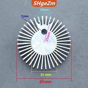 [COD] SHgeZm COB tản nhiệt đường kính 25 37.5 40 48 50 53 60 65 67mm công suất cao dẫn tản nhiệt hướng dương rắn tản nhiệt tròn hợp kim nhôm