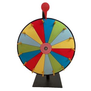 1Set Lucky Spin 30CM / Roulette Spin / Wheel Of Fortune 12/16 Warna / Roda Undian Putar