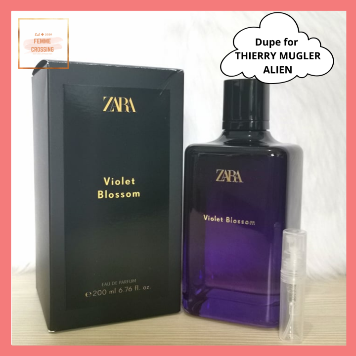 Zara perfume violet blossom hot sale