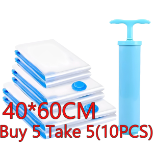 【Buy5Take5】Free shipping Vacuum Storage Resealable Travel Convenient Compressed Bag Vacuum Storage Bags COD