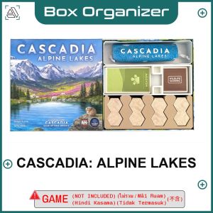 Cascadia: Alpine Lakes Board Game Box Organizer Insert