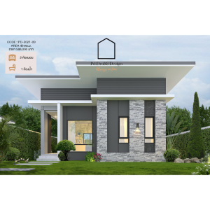 แบบบ้านสวย แปลนบ้านราคาประหยัด PD202109
