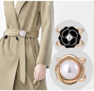 Plus size buckle fashion belt buckle fixed buckle knot buckle trench coat special bow scarf buckle