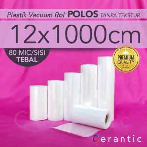 Plastik Vacuum POLOS ROLL 12x1000