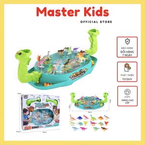 [ĐỒ CHƠI TRÍ TUỆ - TƯƠNG TÁC] Bộ đồ chơi Khùng Long đại chiến đấu trường khủng long cho bé MasterKids