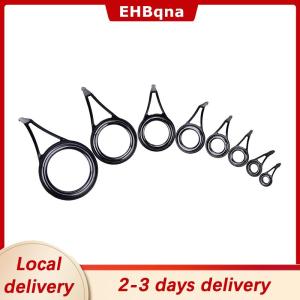 [COD]  HOT SALE Ship within 24 hours 8pcs 8 Size Fishing Rod Guide Tip Top Ring Circle Pole Repair KitFishing