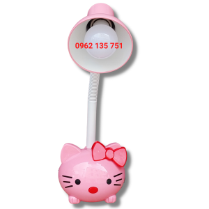 Đèn bàn học đèn đọc sách hình HELLO KITTY dành cho học sinh Kèm bóng LED 5W Trắng