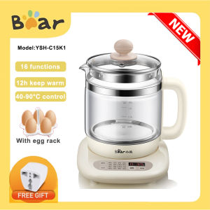 Bear Health Pot 1.5L Mini Glass Multifunctional Tea Electric Kettle YSH-C15K1
