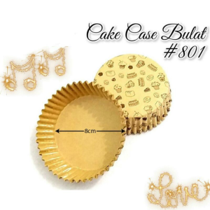 CupCake Cases Bulat 8cm isi 10pc