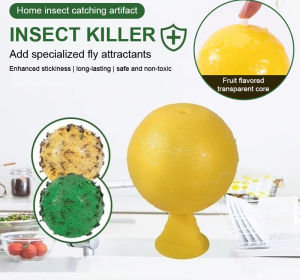 Hanging Fly Trap Ball Pest Repeller Killer Fruit Fly Catcher Sticky Trap Fly Outdoor Garden Tool