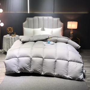 Goose Down Duvet Quilted Cotton Quilt Cover Comfortable and Warm Comforter Thick Blanket Monochromatic Advanced 100% Winter
