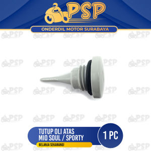 Tutup Oli Atas Mio Soul / Mio Sporty (Silver) - Penutup Colokan Oli Mesin + Oring Fino Mio Smile