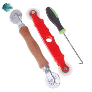 XUNYU3 3 cái cửa sổ cài đặt công cụ Báo Chí Màn hình ròng rọc công cụ sửa chữa Con lăn phụ kiện màn hình cửa sổ màn hình Cửa lưới nhấn bánh xe Kit