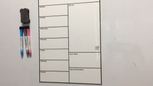 Magnetic Whiteboard Calendar for Fridge Weekly Planner Whiteboard Magnetic Fridge Calendar Family Planner Notice Board