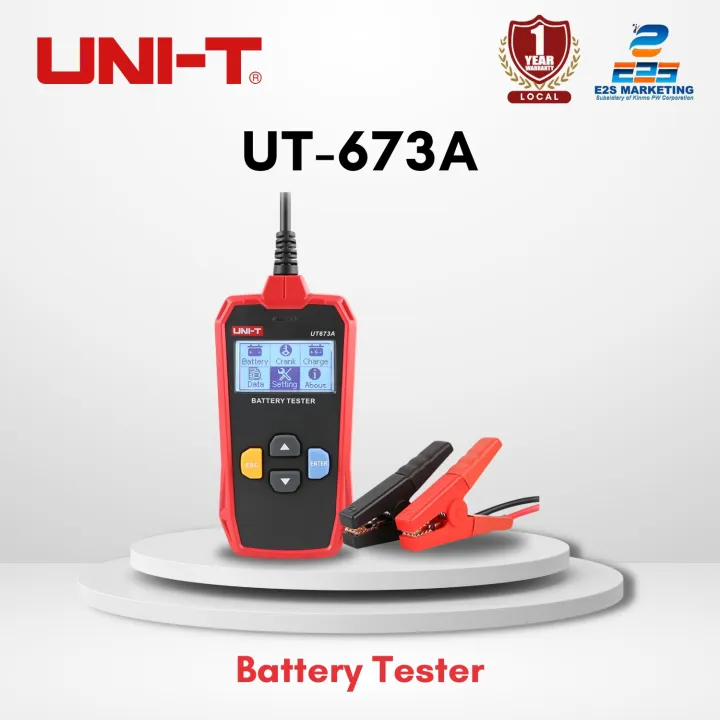 UNI-T Battery Tester UT-673A Battery Type: Ordinary lead acid battery ...