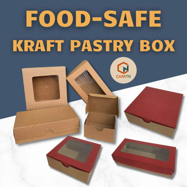 [🇸🇬] (10pcs) Oil Proof Window Pastry Box | Kueh Box | Bread Box | Cake ...