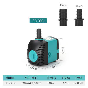 Aquarium Water Pumps Multifunctional Submersible Pump Fish Tank Water Pump Side Suction Pump 3/6/10/15/25W